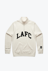 Los Angeles FC Collegiate Quarter Zip - Ivory