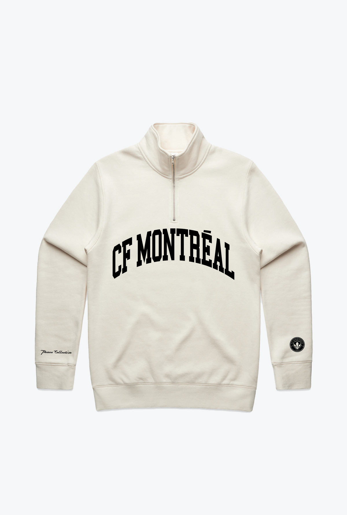 CF Montreal Collegiate Quarter Zip - Ivory