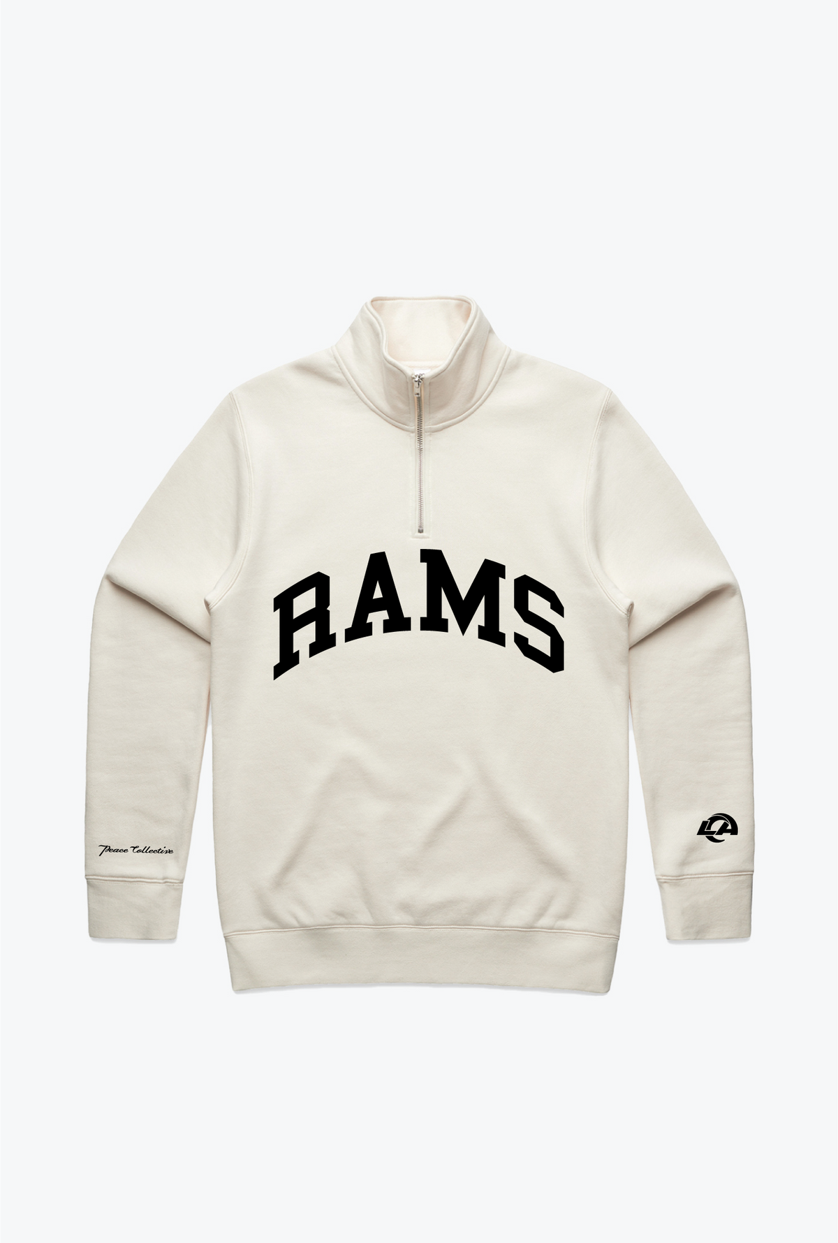 Los Angeles Rams Collegiate Quarter Zip - Ivory