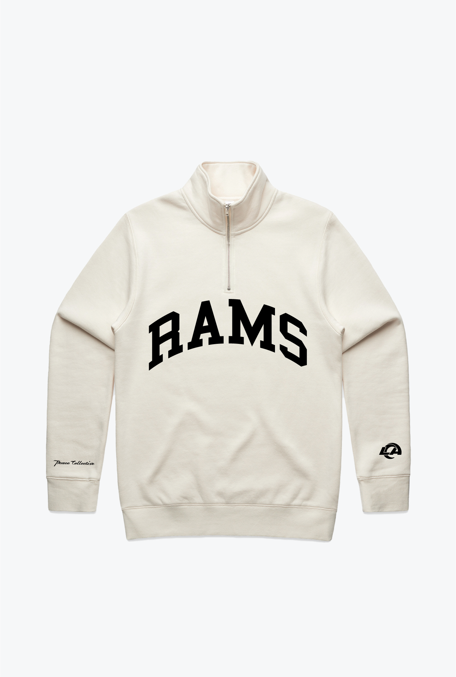Los Angeles Rams Collegiate Quarter Zip - Elfenbein