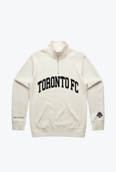 Toronto FC Collegiate Quarter Zip - Ivory