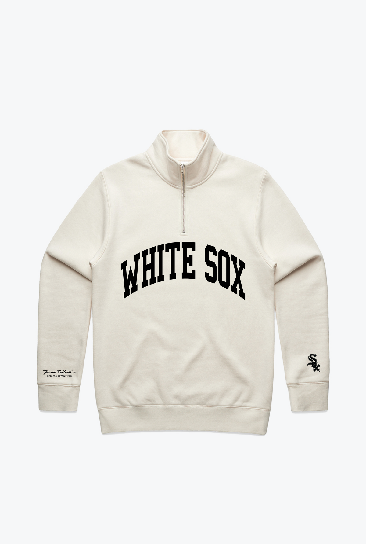 Chicago White Sox Collegiate Quarter Zip - Ivory