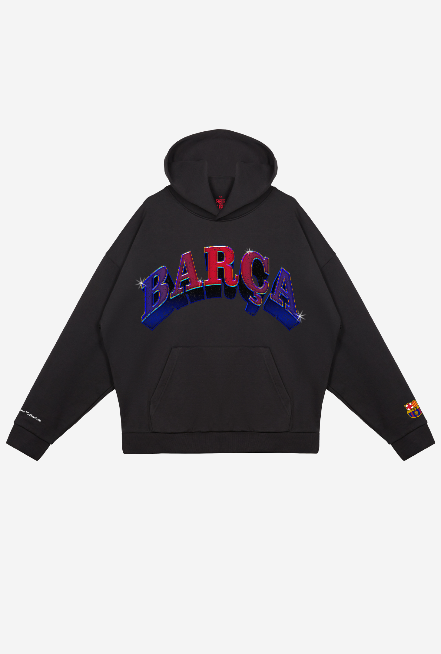 Sweat à capuche FC Barcelone SuperHeavy™️ - Noir