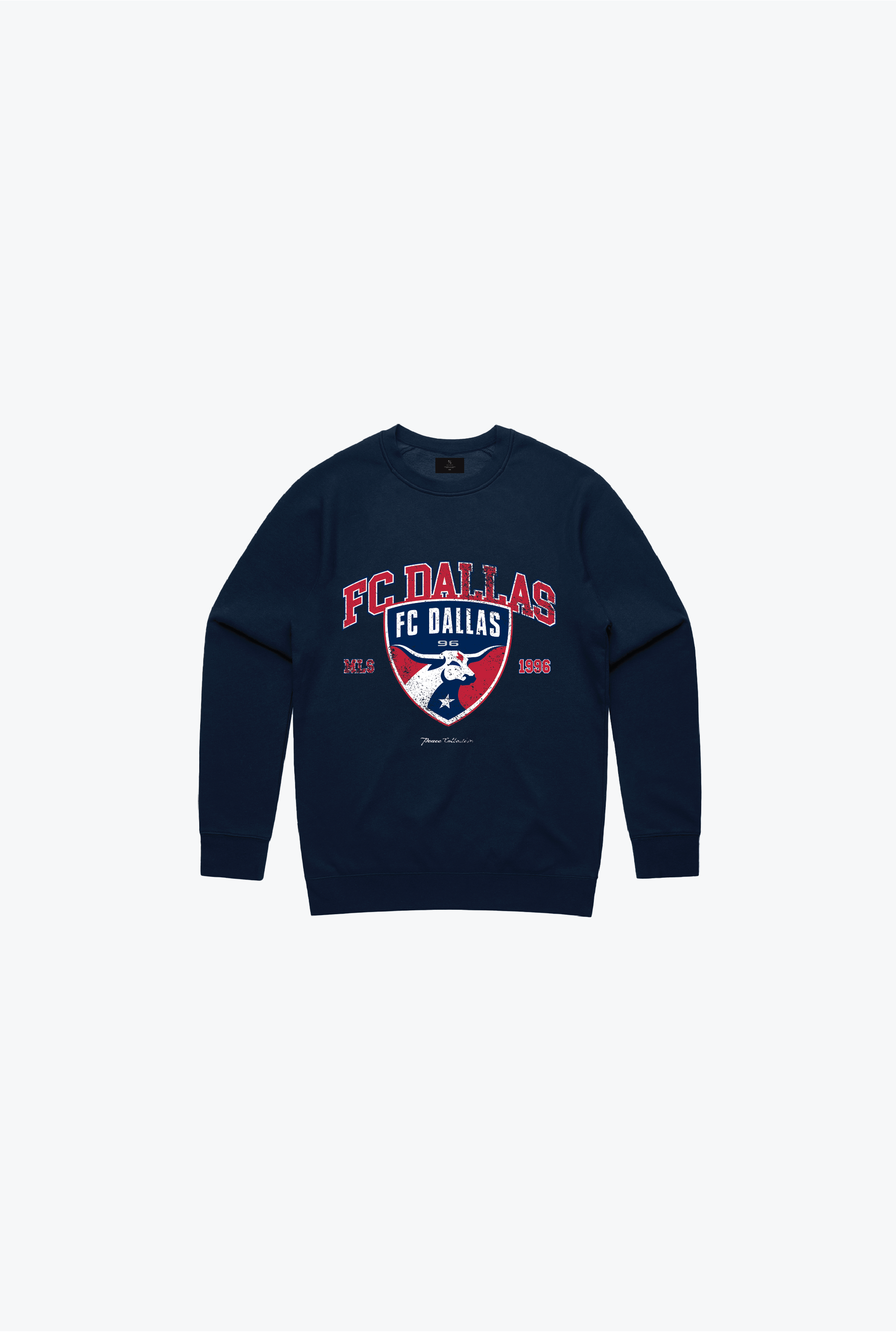 FC Dallas Vintage Washed Kids Crewneck - Navy