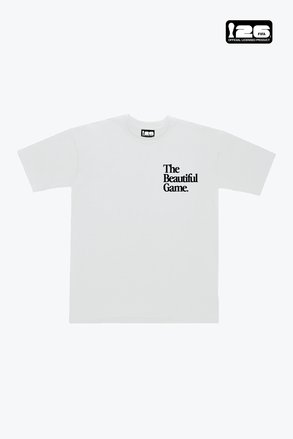 Camiseta pesada del Juego Hermoso Copa Mundial de la FIFA 2026™ - Blanca