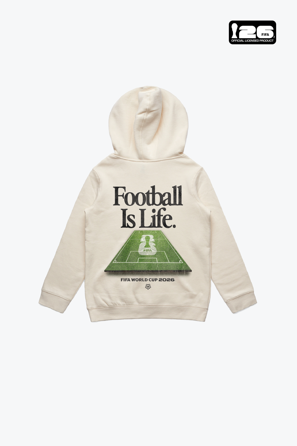 Sudadera para niños FIFA World Cup 2026™ Football is Life - Marfil