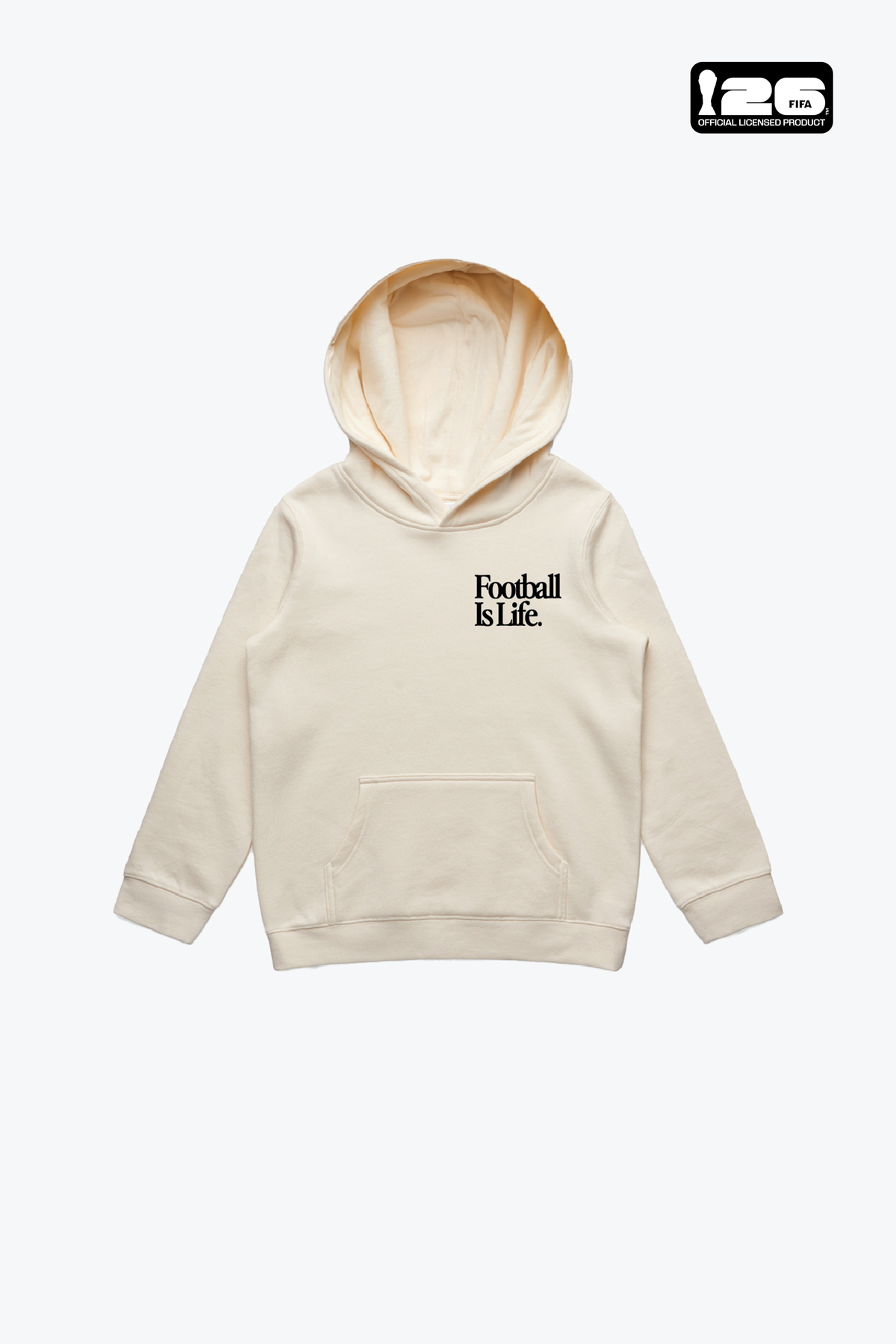 Sudadera para niños FIFA World Cup 2026™ Football is Life - Marfil