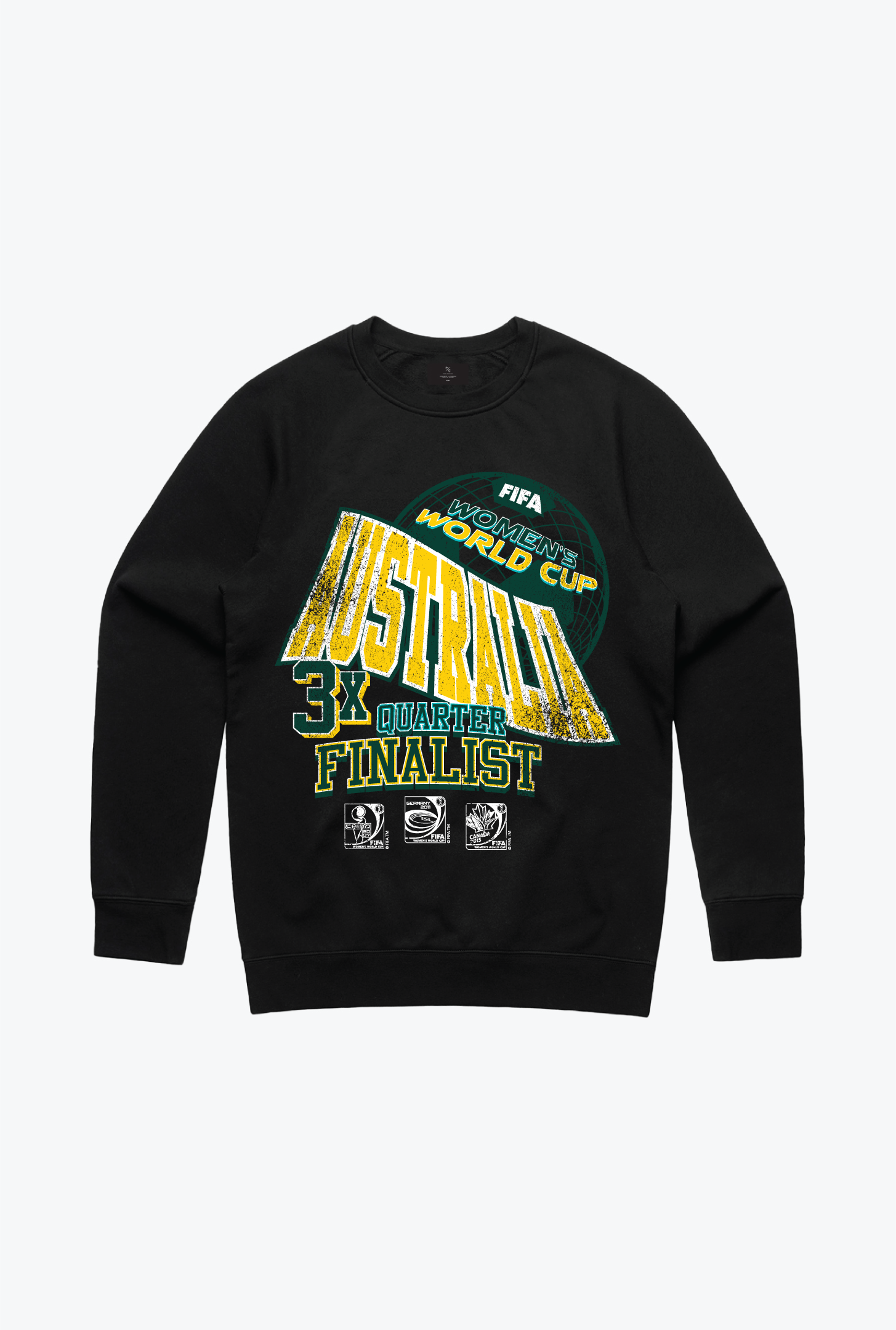 FIFA Historic Women’s World Cup Team Australia Crewneck - Black