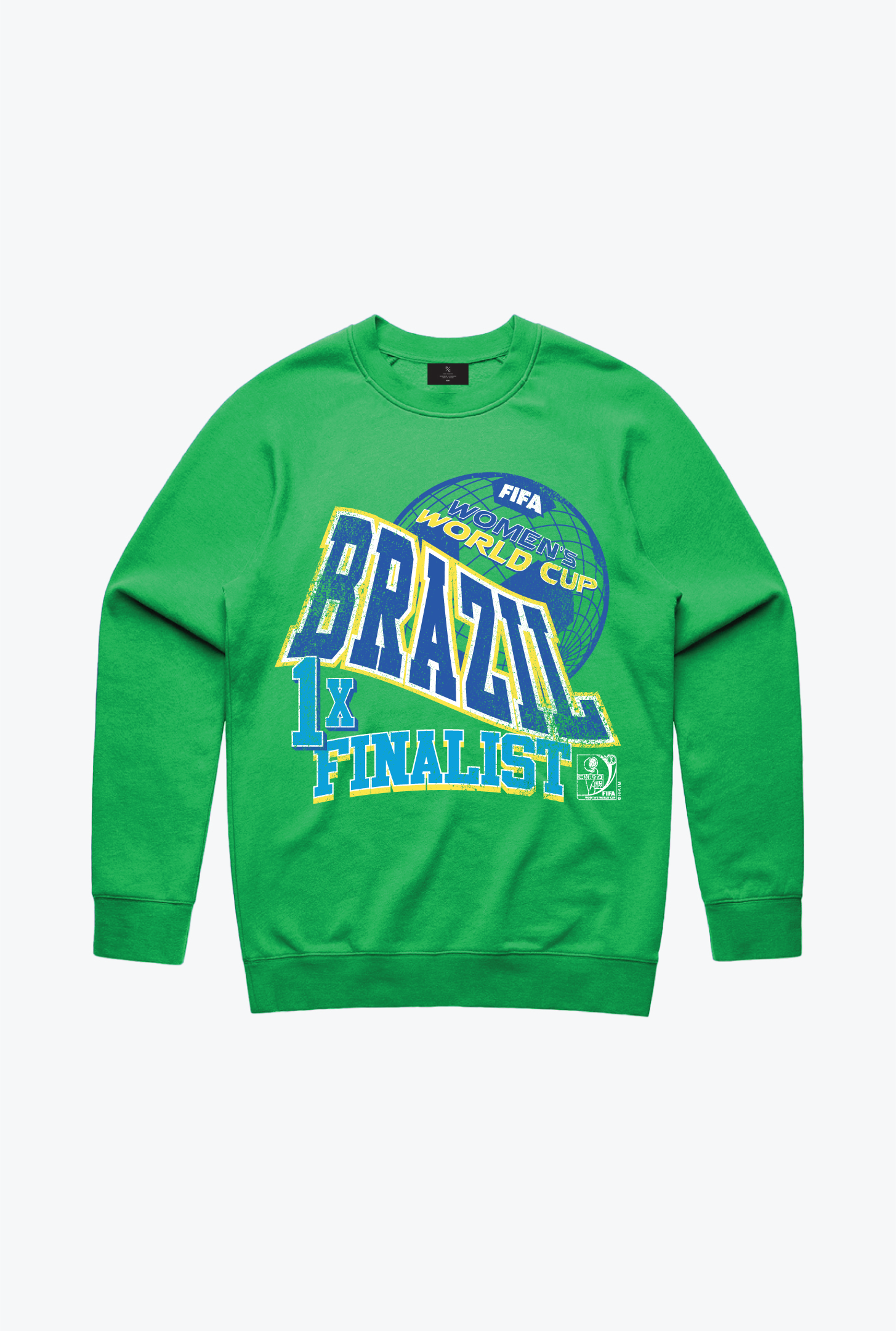Brazil FIFA Women's Team Crewneck - Kelly Green