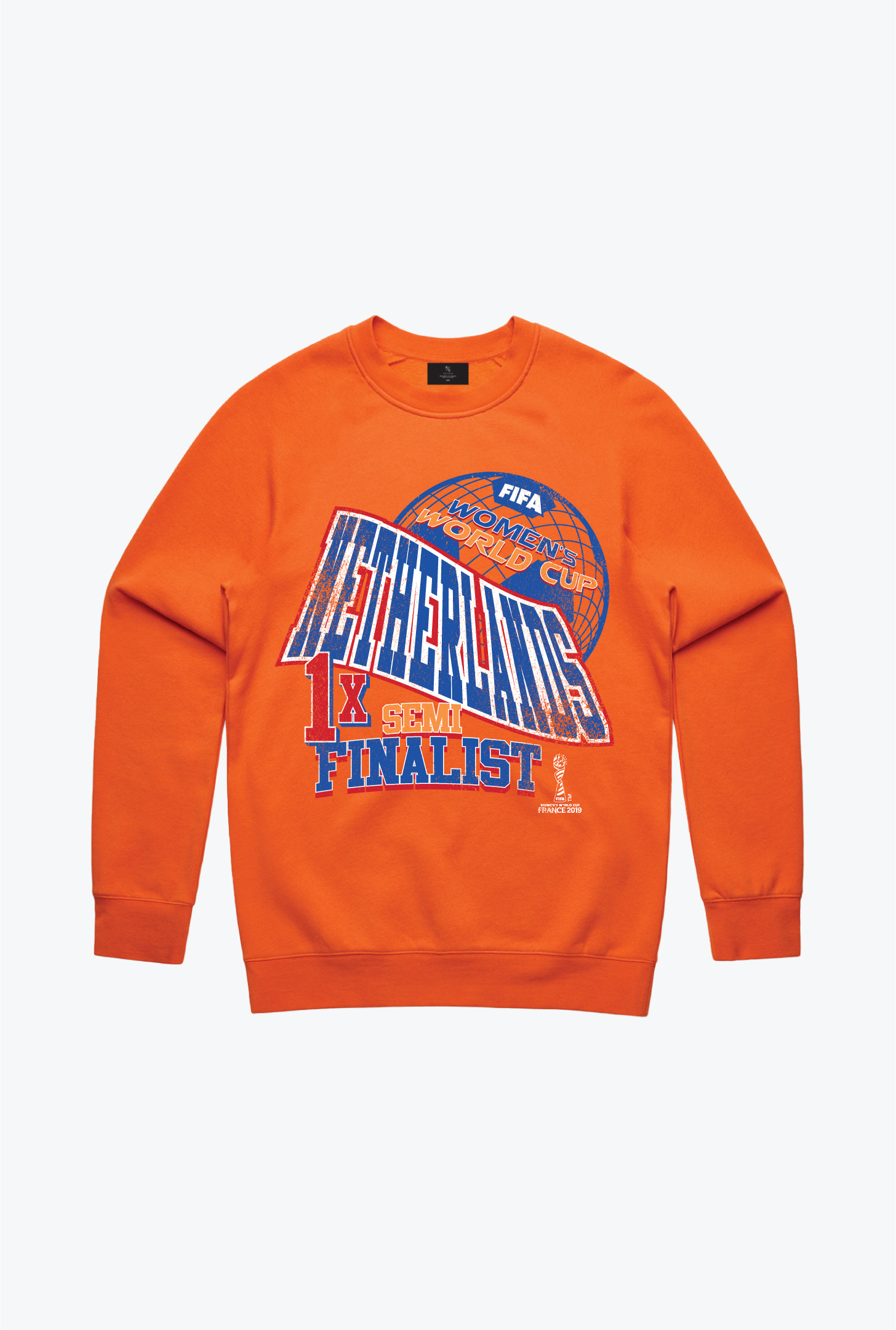 Netherlands FIFA Women's Team Crewneck - Orange