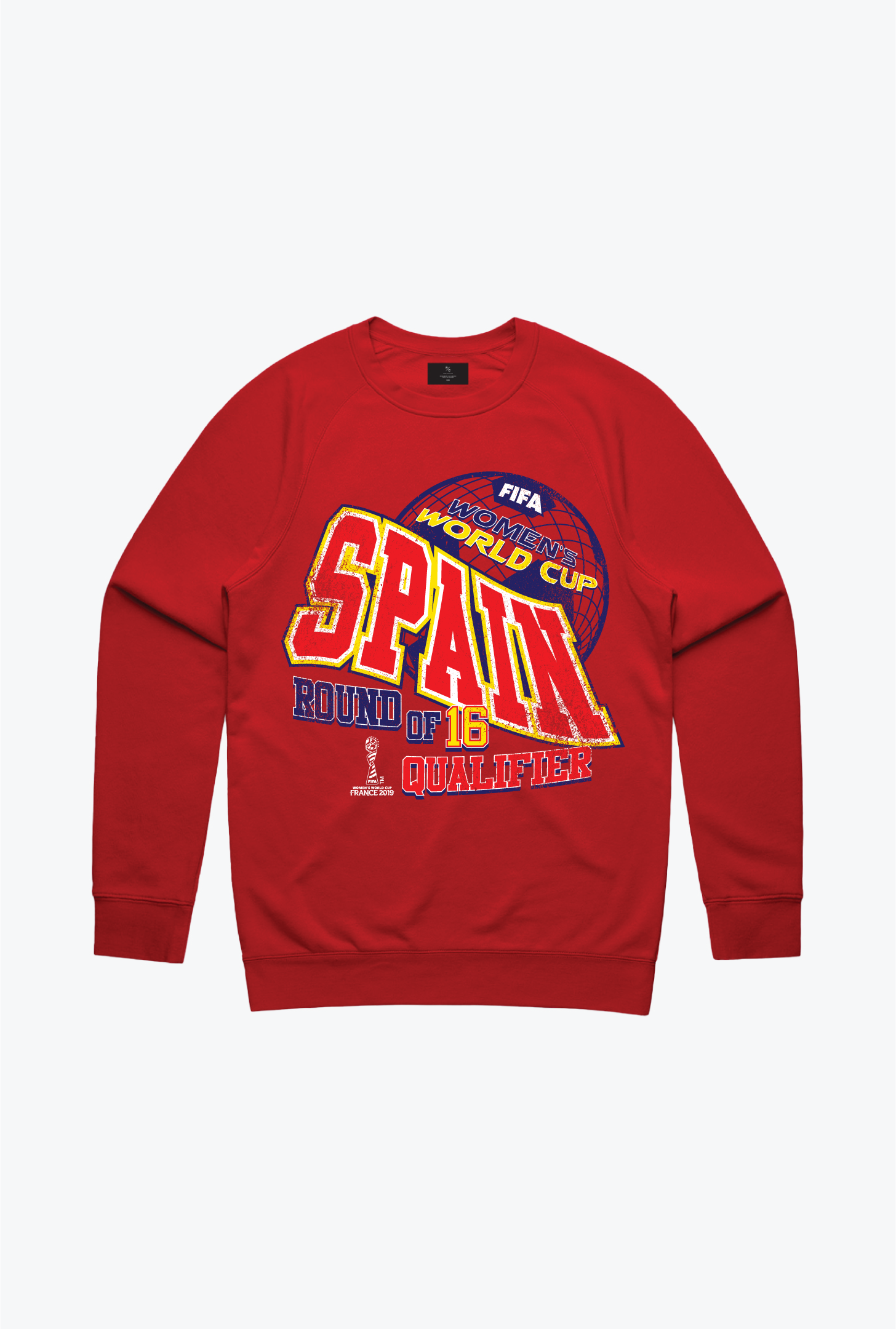 Spain FIFA Women's Team Crewneck - Red