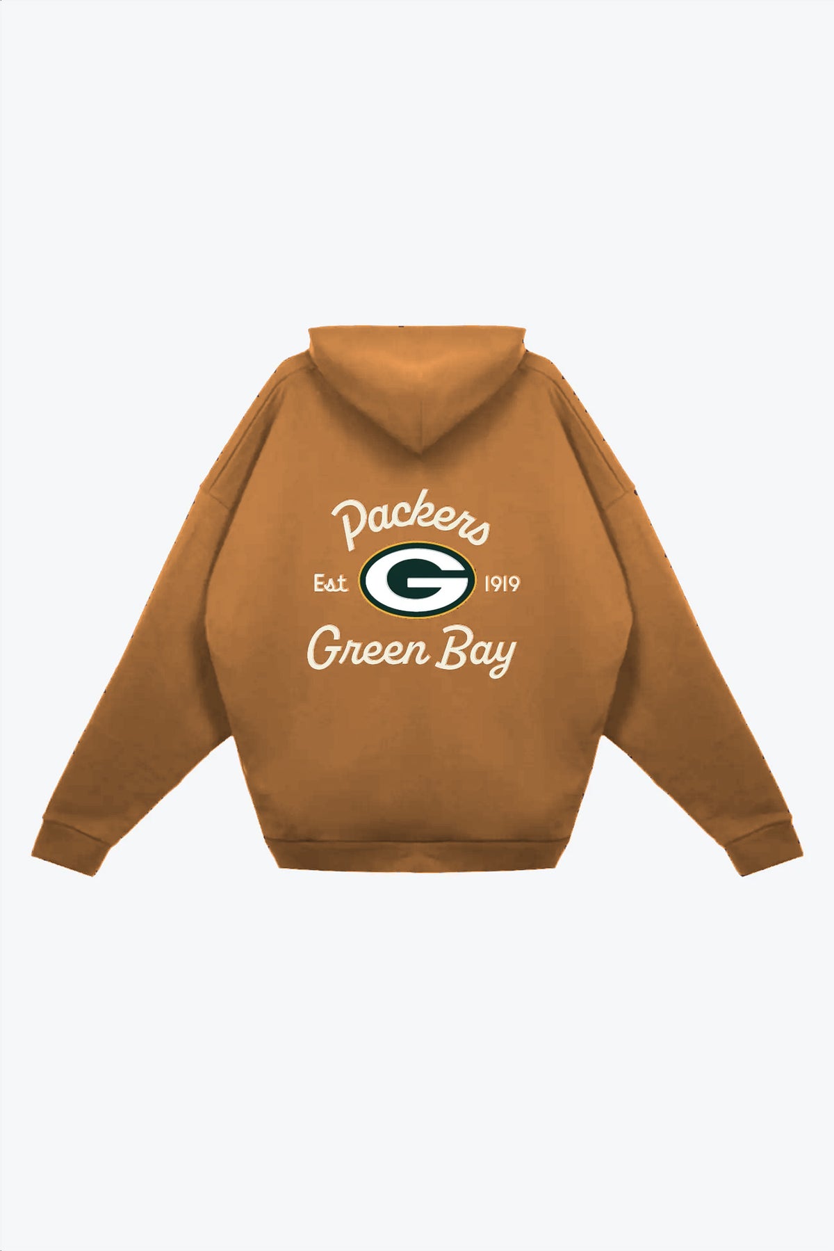 Green Bay Packers Fanleisure Heavyweight Hoodie - Brown