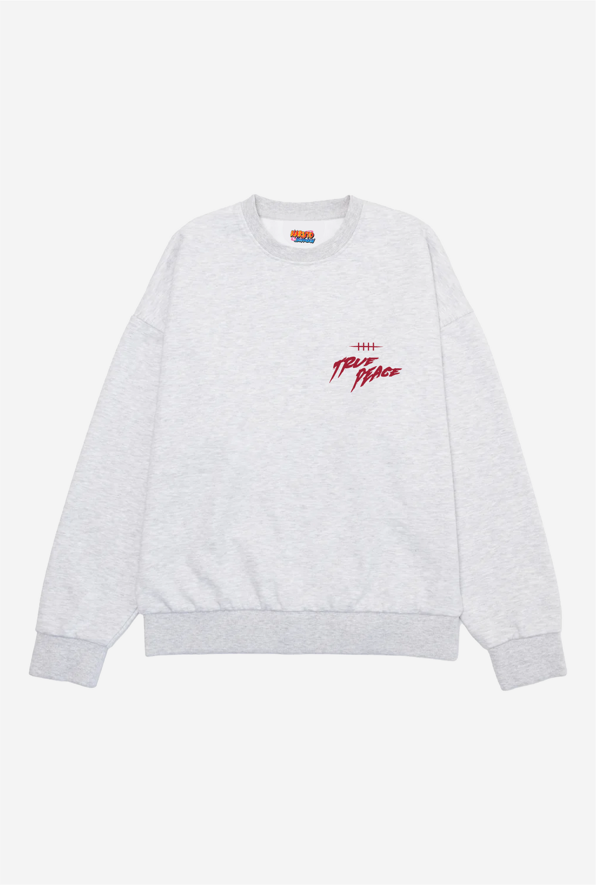 P/C x Naruto "True Peace" Heavyweight Crewneck - Ash
