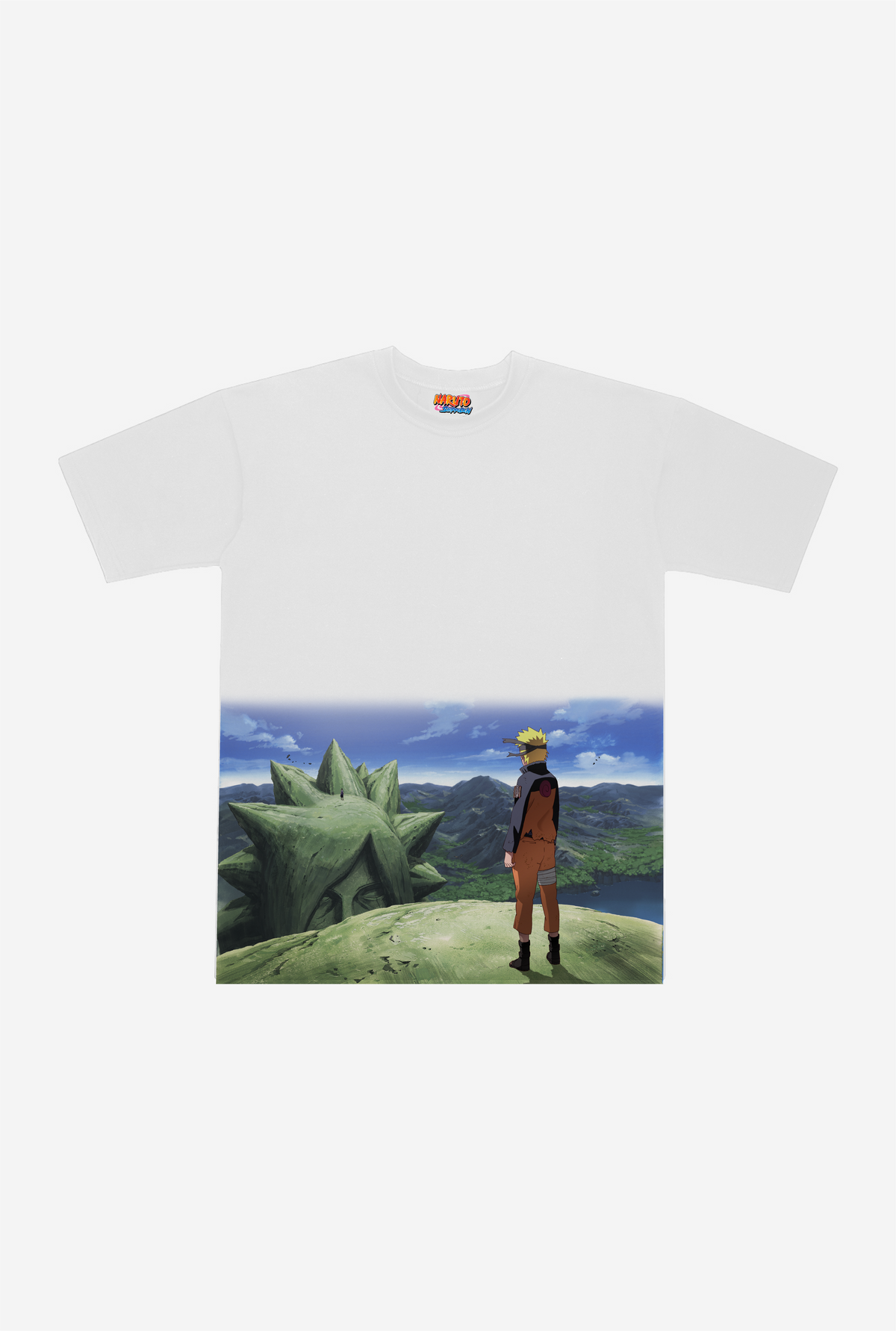 P/C x Naruto "Valley of the End" Heavyweight T-Shirt - White