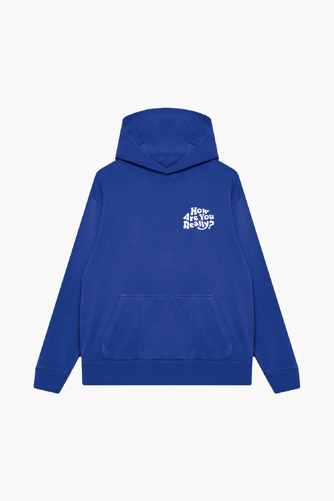 How Are You Really? Heavyweight Hoodie - Royal