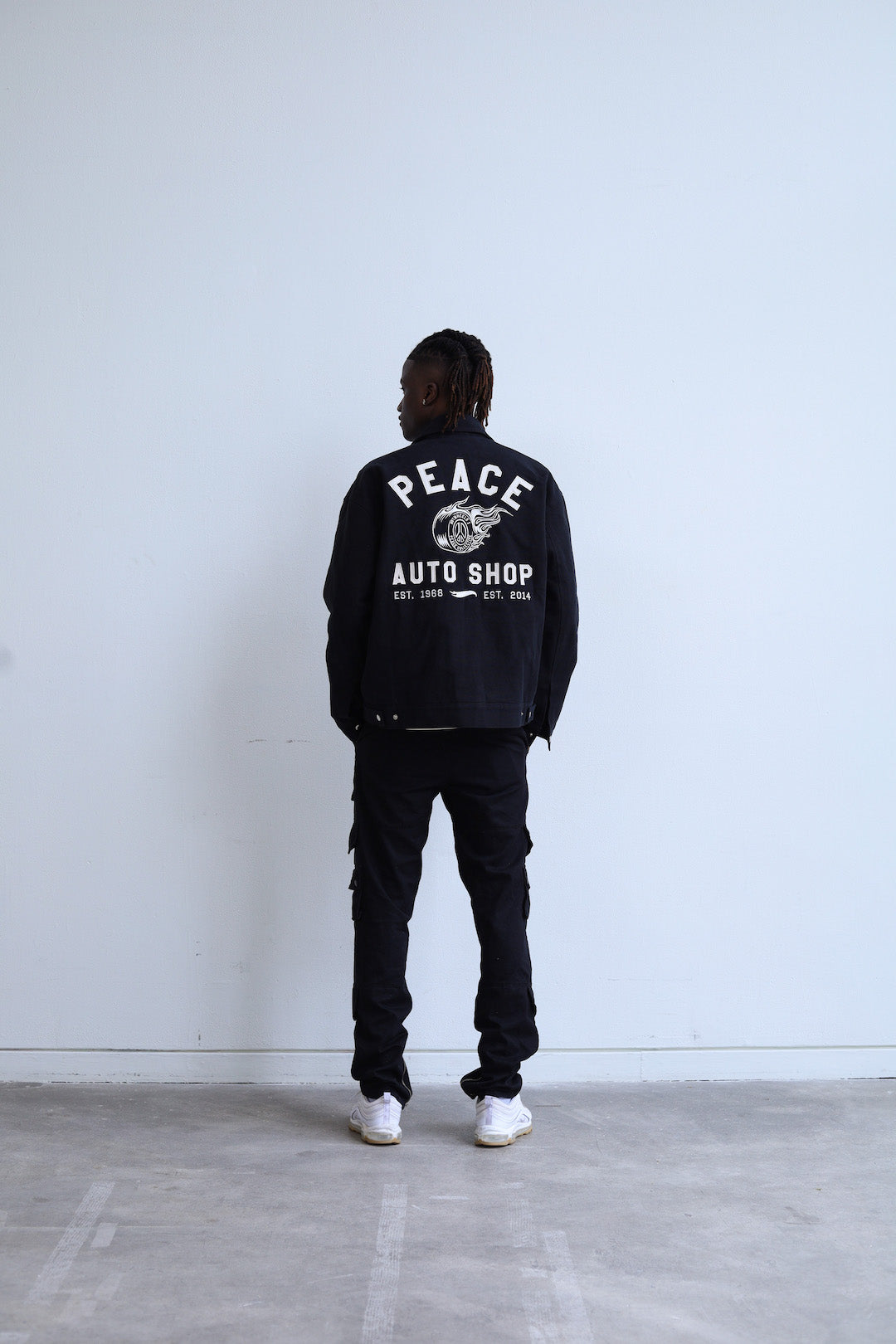 Peace Auto Shop Work Jacket - Black