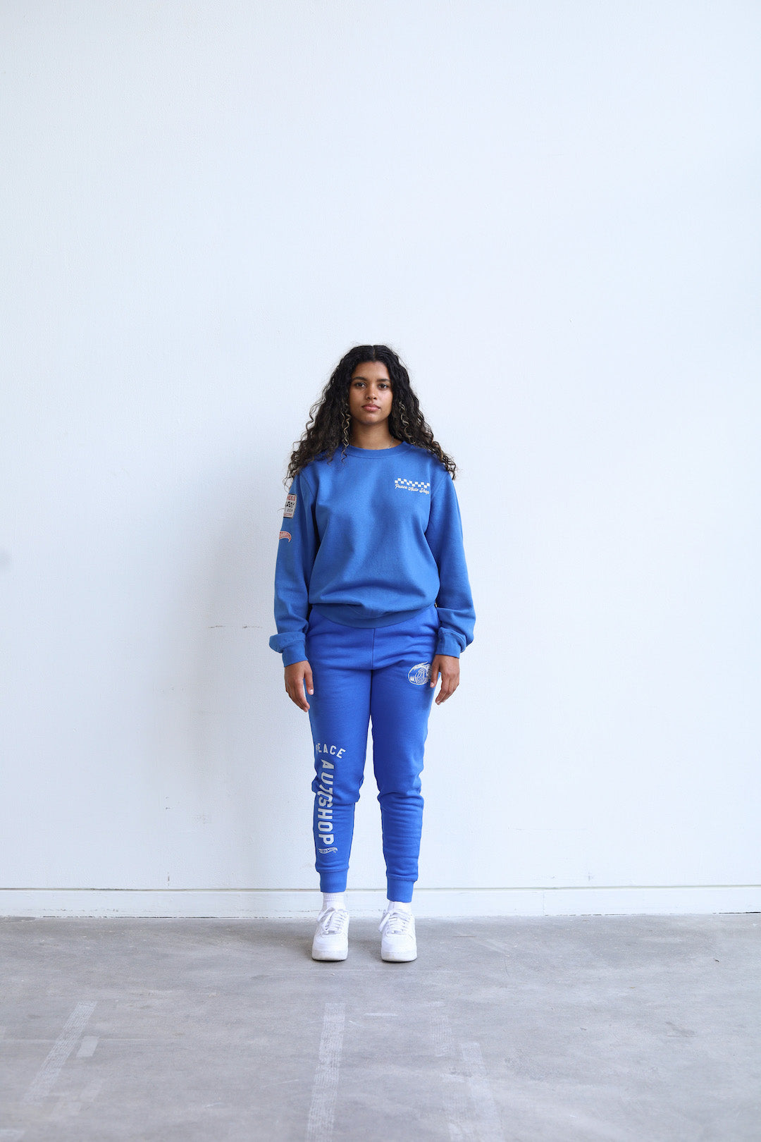 Peace Auto Shop Crewneck - Royal