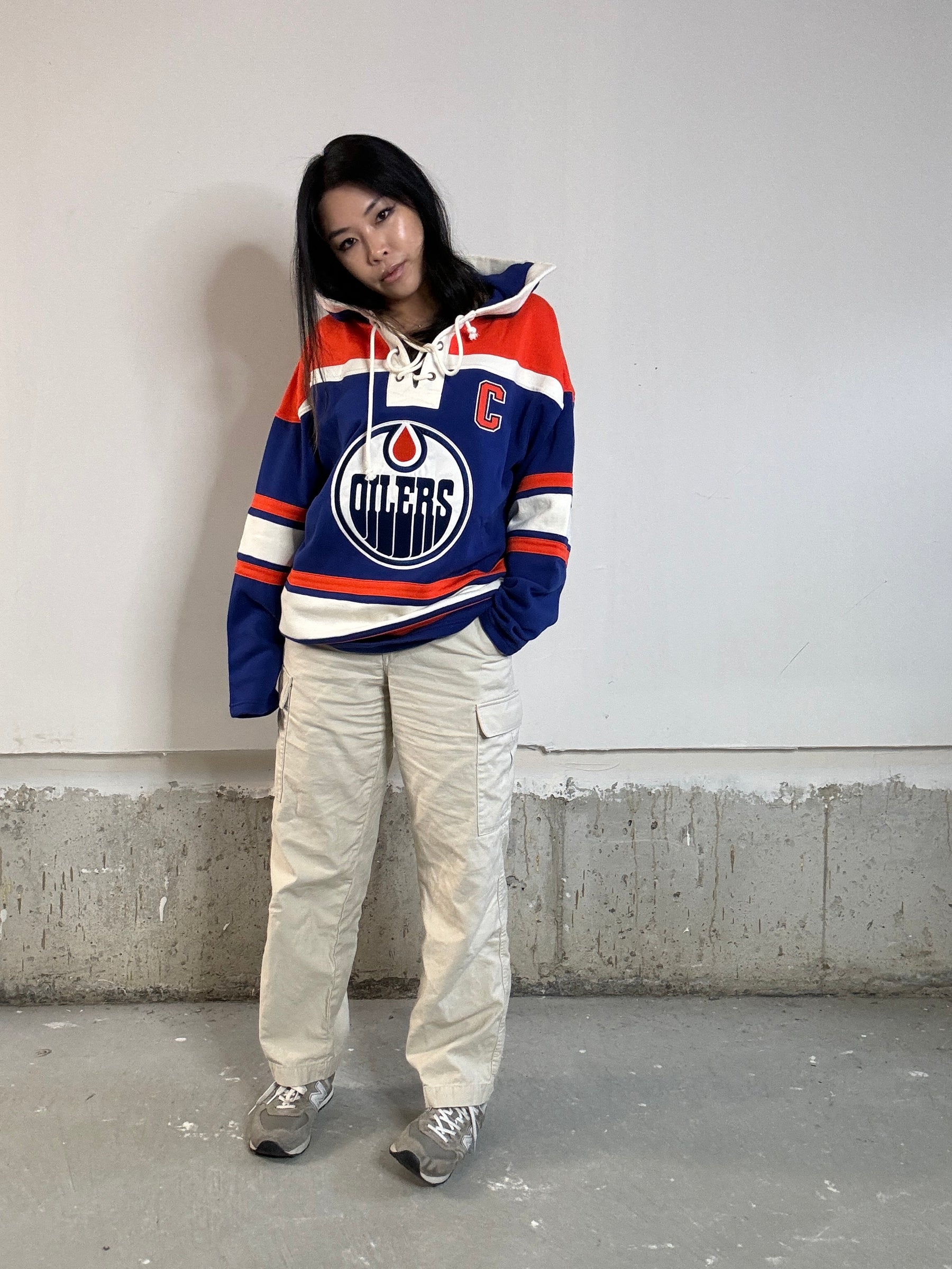 Edmonton Oilers Wayne Gretzky Lacer Hoodie