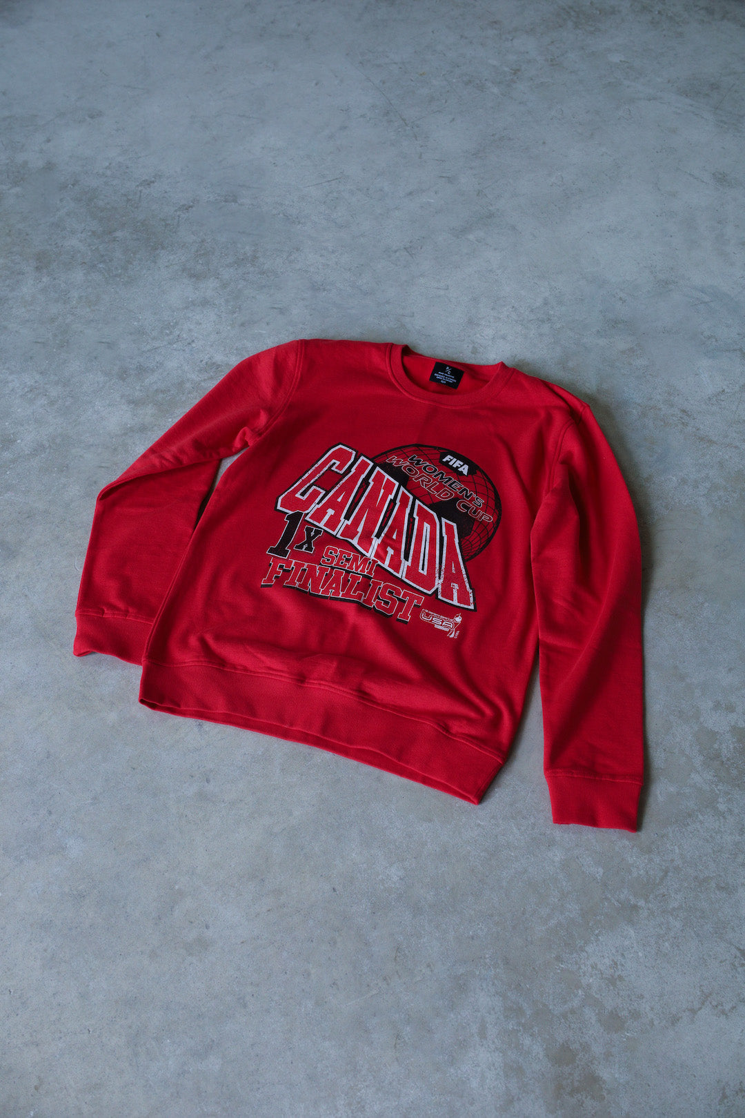 FIFA Historic Women’s World Cup Team Canada Crewneck - Red