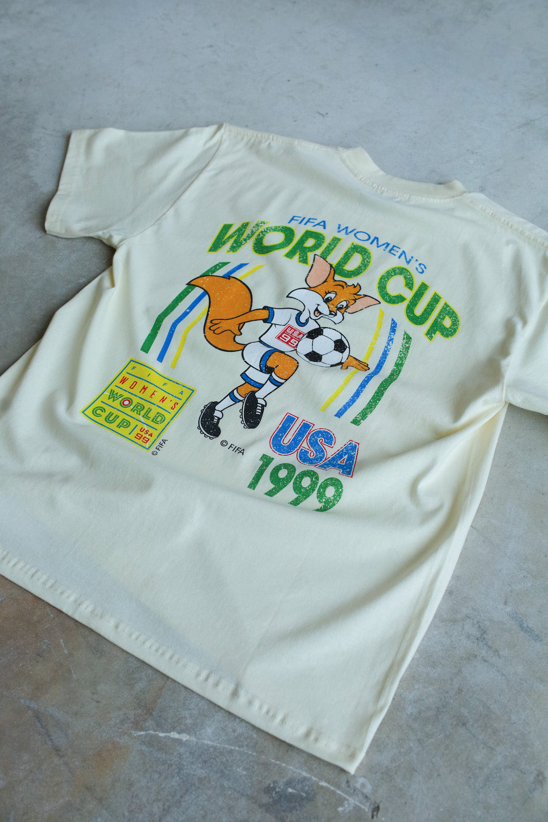 FIFA Women’s World Cup USA 1999 Premium T-Shirt - Ivory