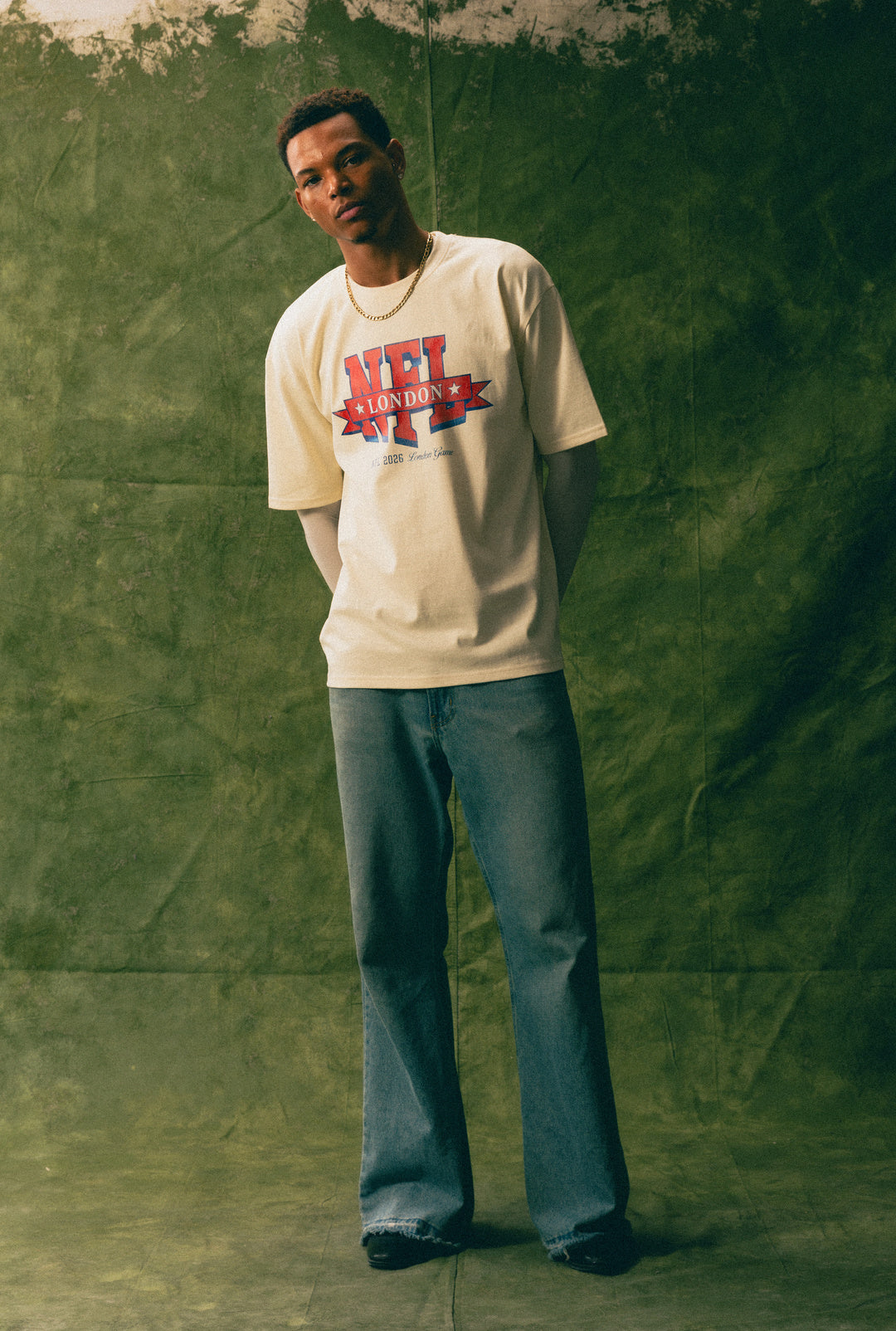 NFL London Heavyweight T-Shirt - Ivory