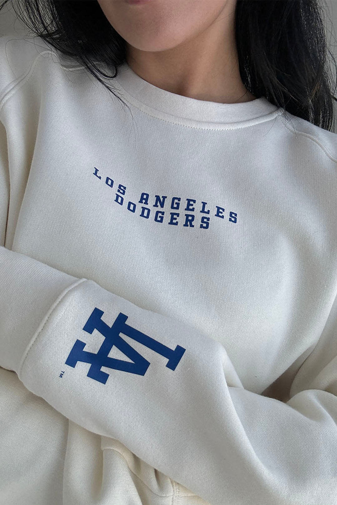 Los Angeles Dodgers Spirit Crewneck - Ivory