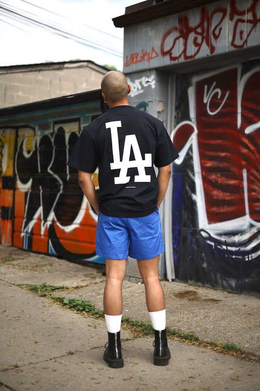 Los Angeles Dodgers Heavyweight T-Shirt - Black