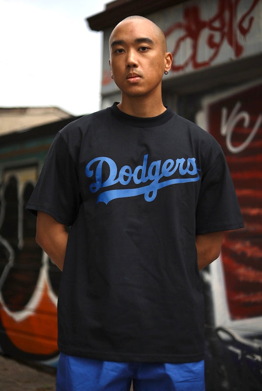 Los Angeles Dodgers Heavyweight T-Shirt - Black