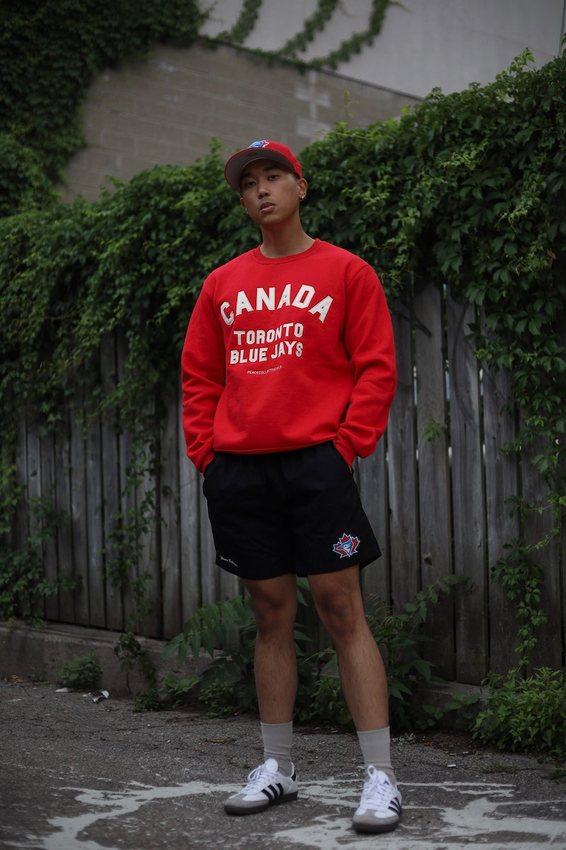 Toronto Blue Jays Canada Day Heavyweight Crewneck - Red