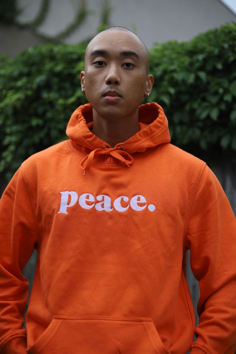 Peace Hoodie - Orange