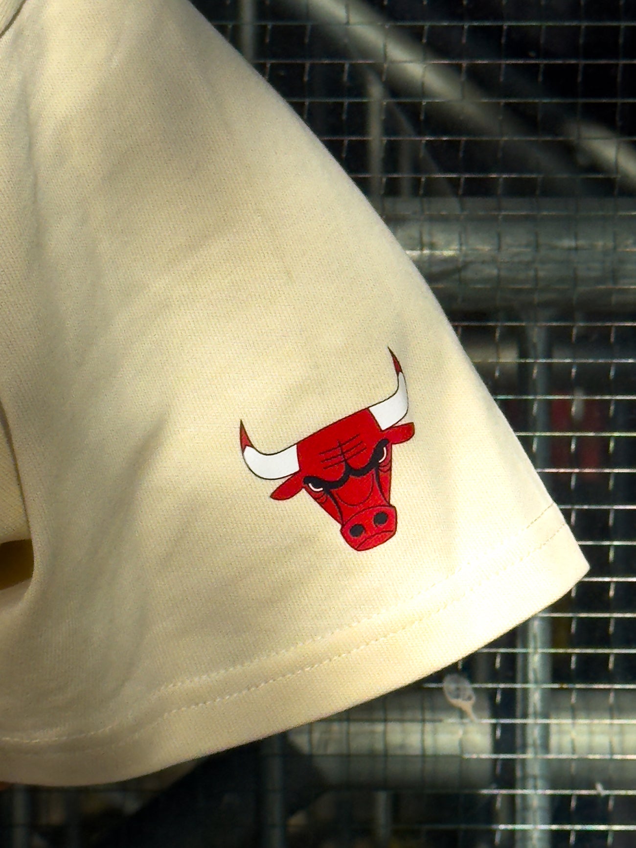 Schweres T-Shirt des Chicago Bulls Athletic Club – Elfenbein
