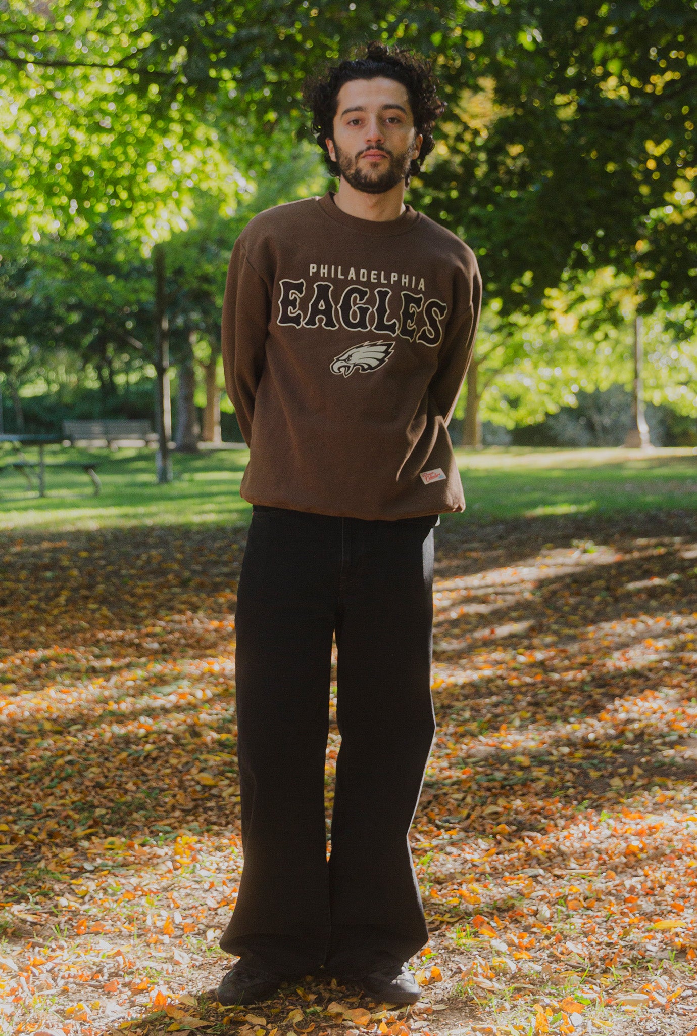 Philadelphia Eagles Heavyweight Crewneck - Cocoa
