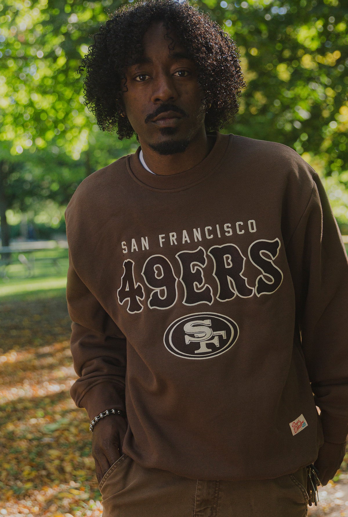 San Francisco 49ers Heavyweight Crewneck - Cocoa
