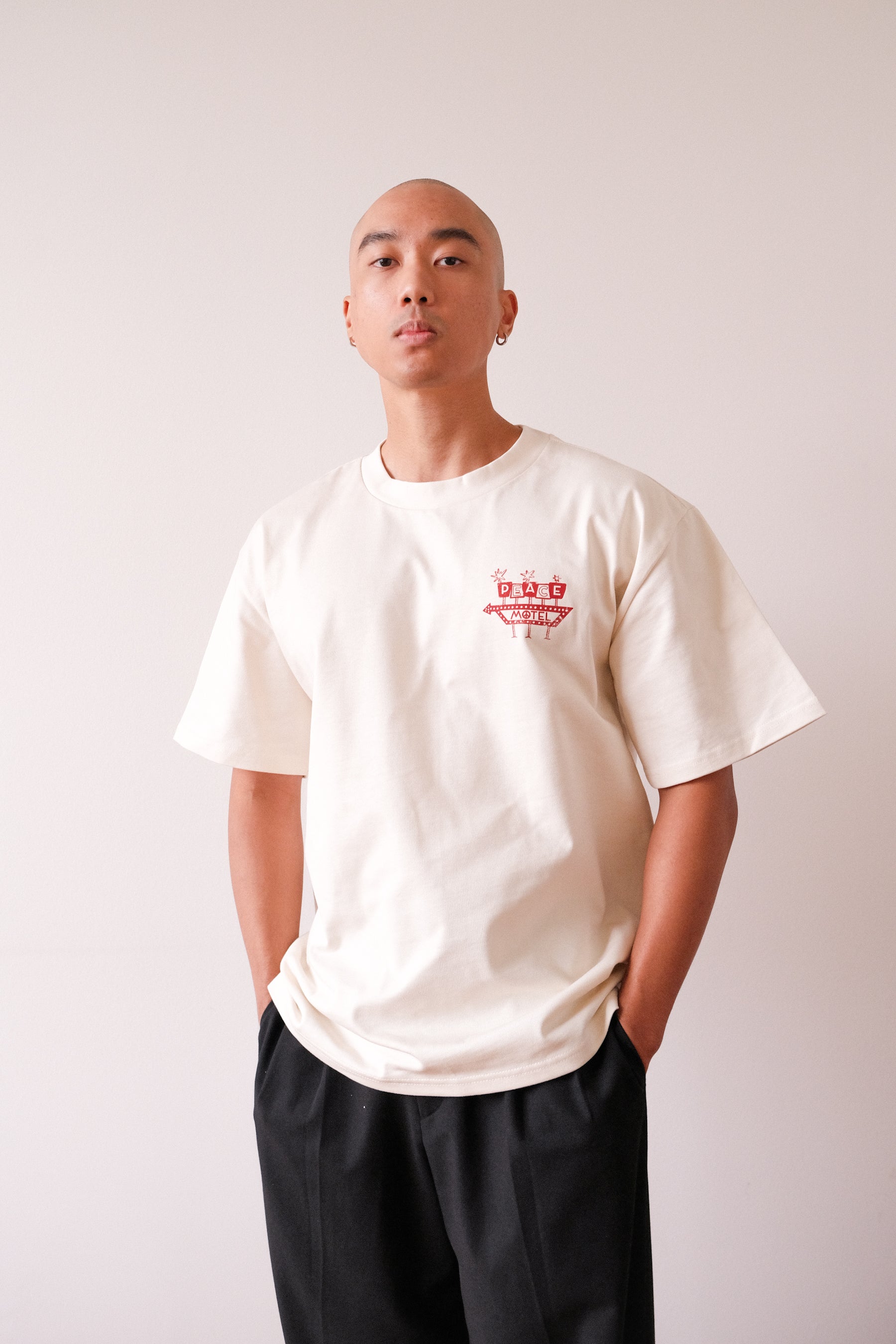 Peace Motel Heavyweight T-Shirt - Natural