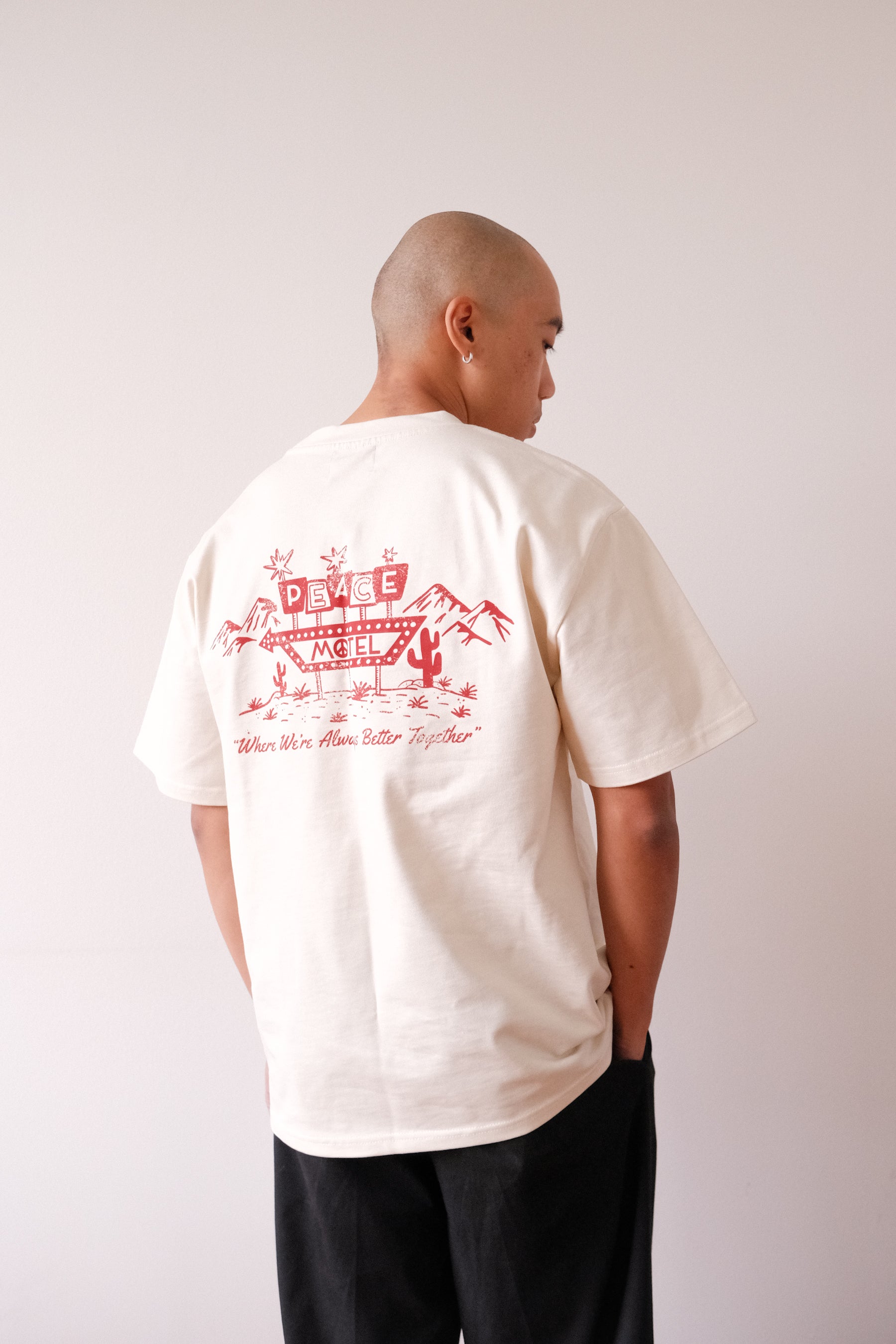 Peace Motel Heavyweight T-Shirt - Natural