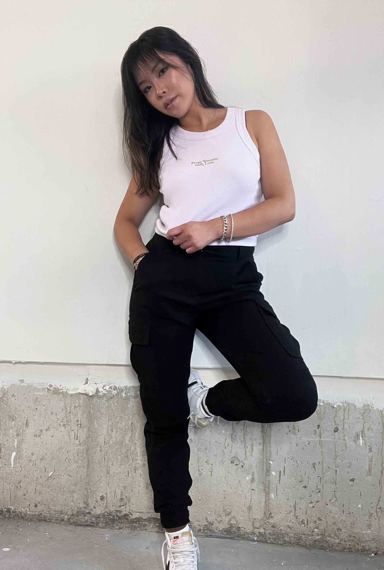 From Toronto with Love WOs Rib Crop Tank - Orchid