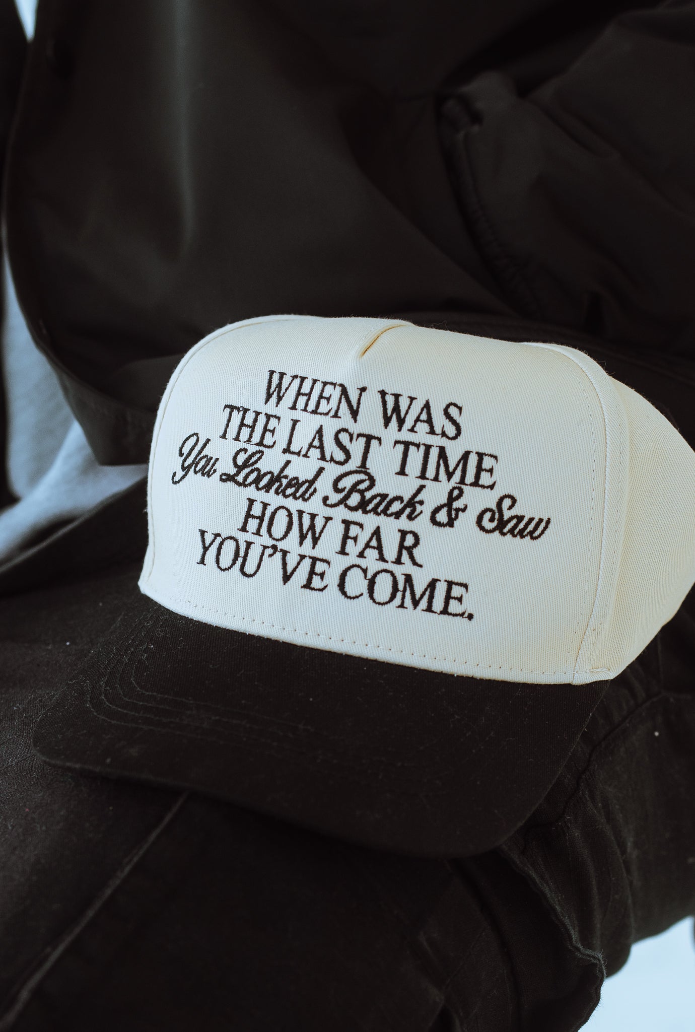 P/C x Sebastian Lletget A-Frame Cap - Ivory / Black