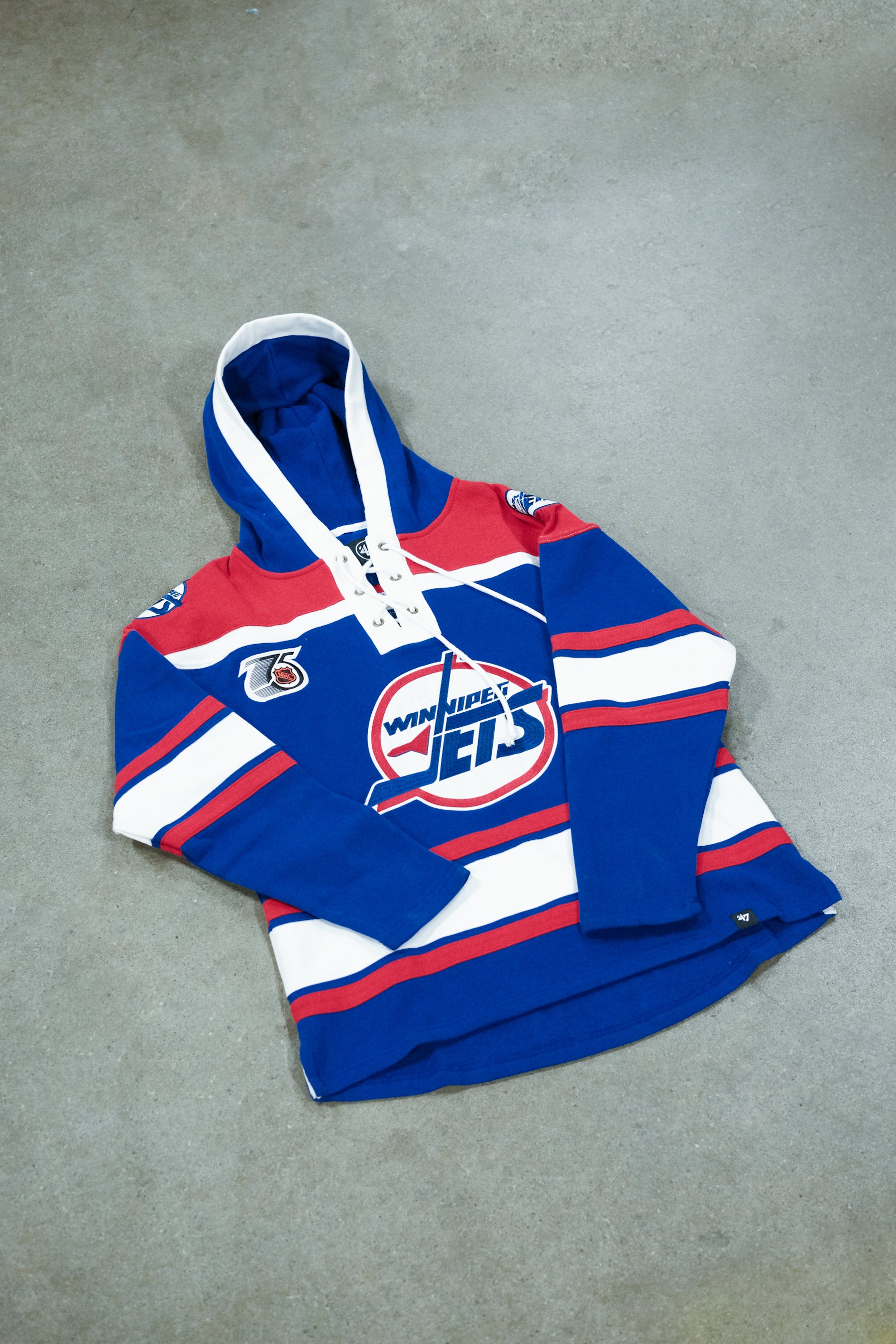 Winnipeg Jets Retro Freeze '47 Lacer Hoodie
