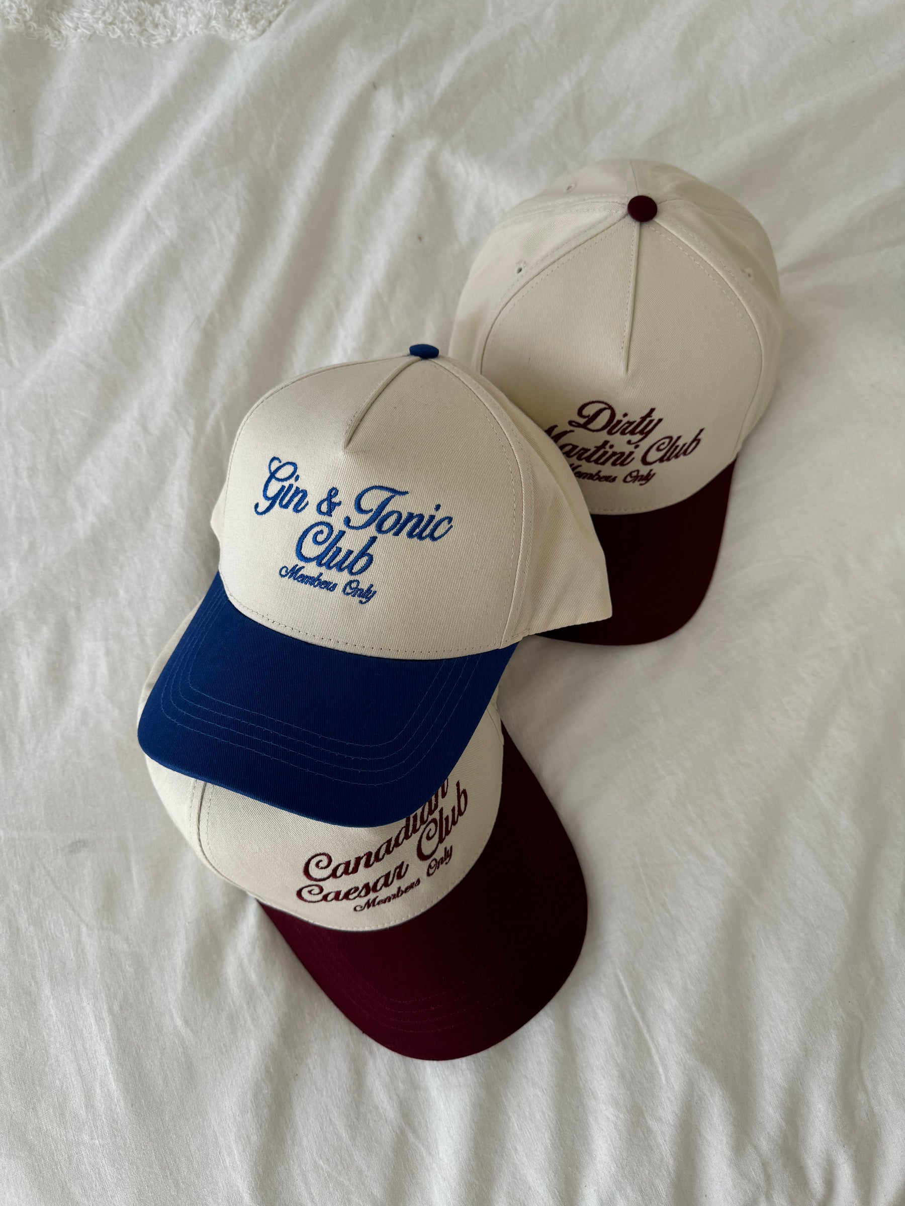 Casquette A-Frame Gin & Tonic - Royal / Ivoire