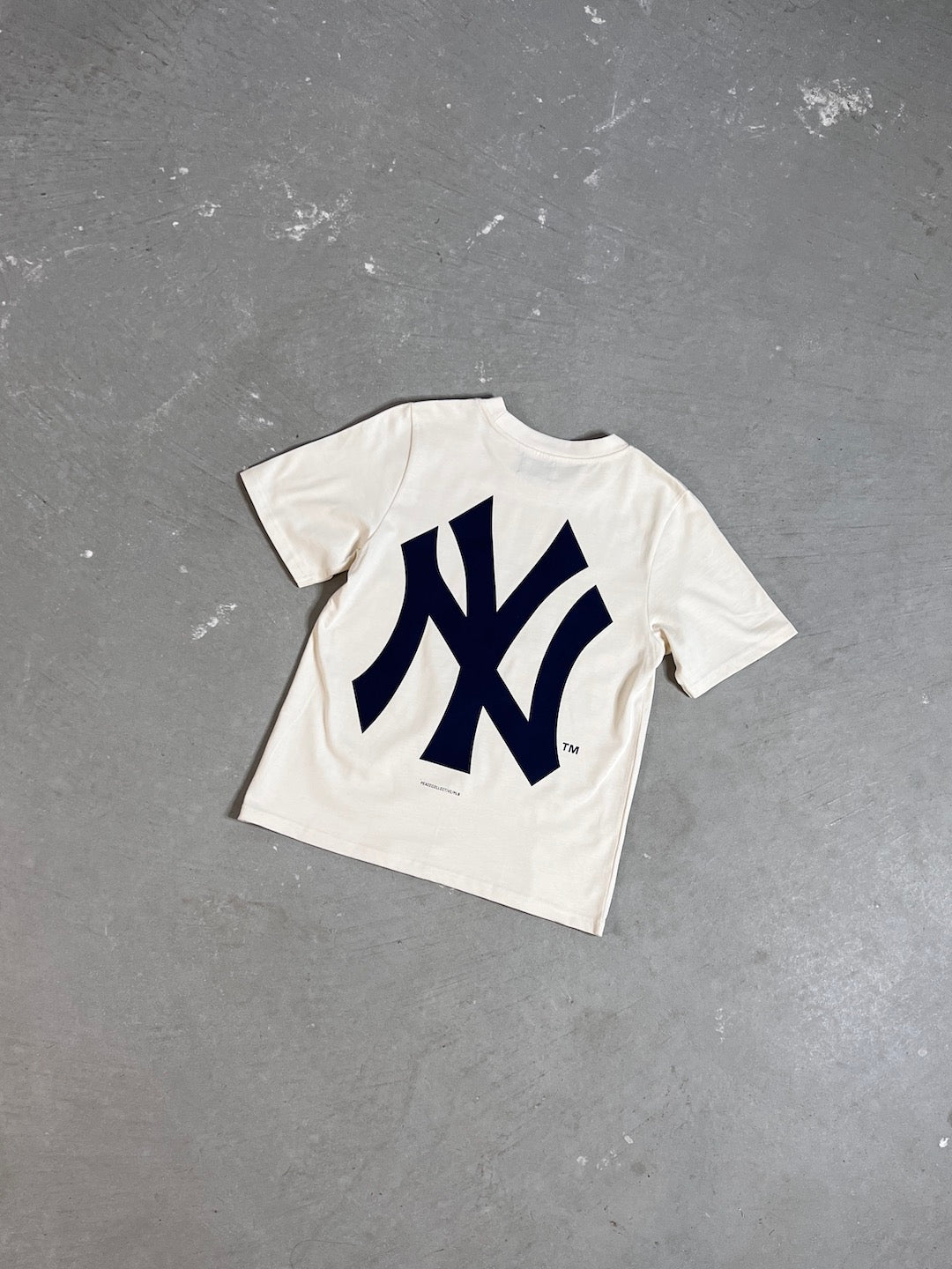 New York Yankees Women's Heavyweight T-Shirt - Natural