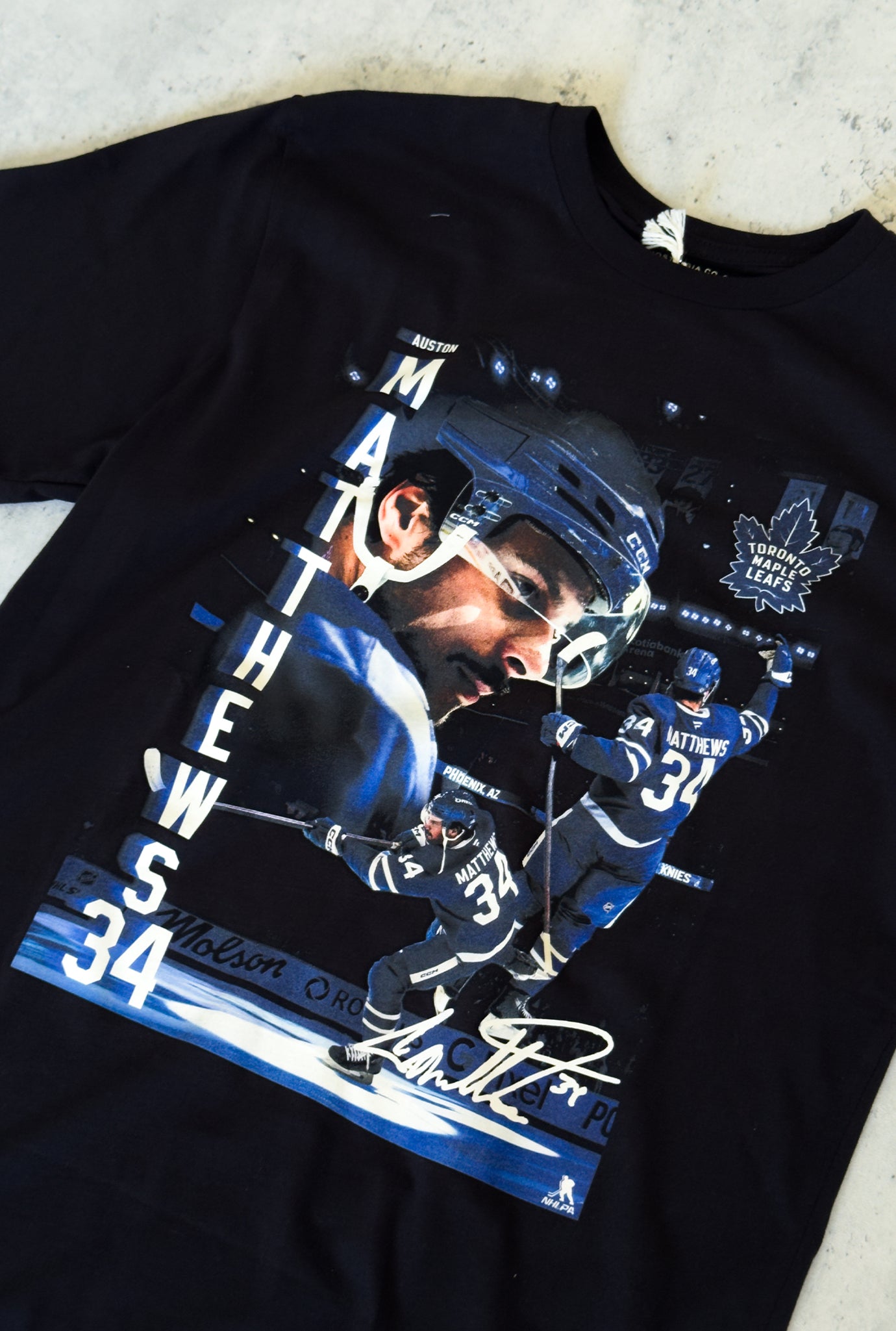 Auston Matthews Bootleg T-Shirt - Black