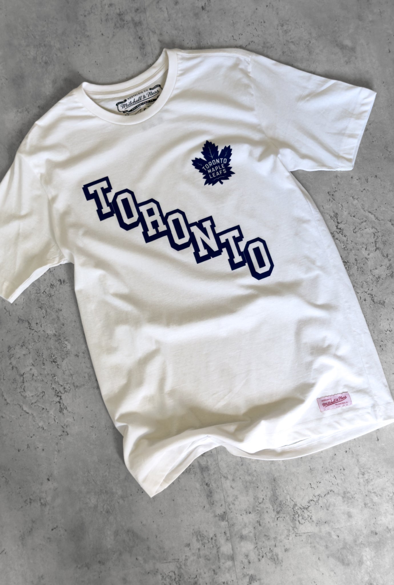 Toronto Maple Leafs Stacked T-Shirt - White