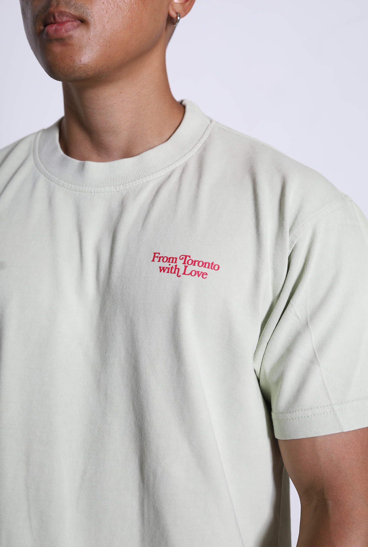 From Toronto with Love Heavyweight T Shirt - Pistachio
