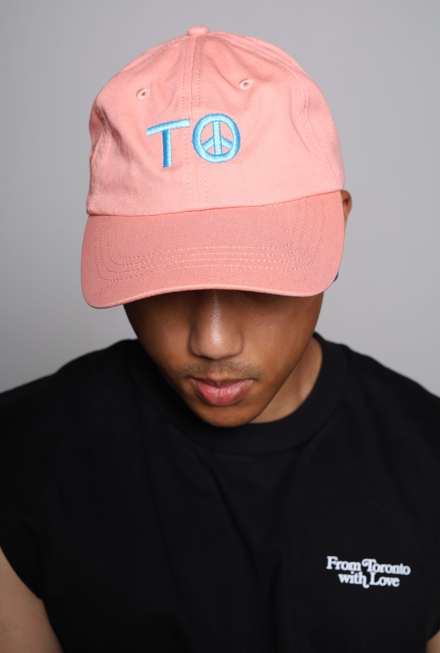 "TO" Peace Sign Dad Cap - Prairie Sunset