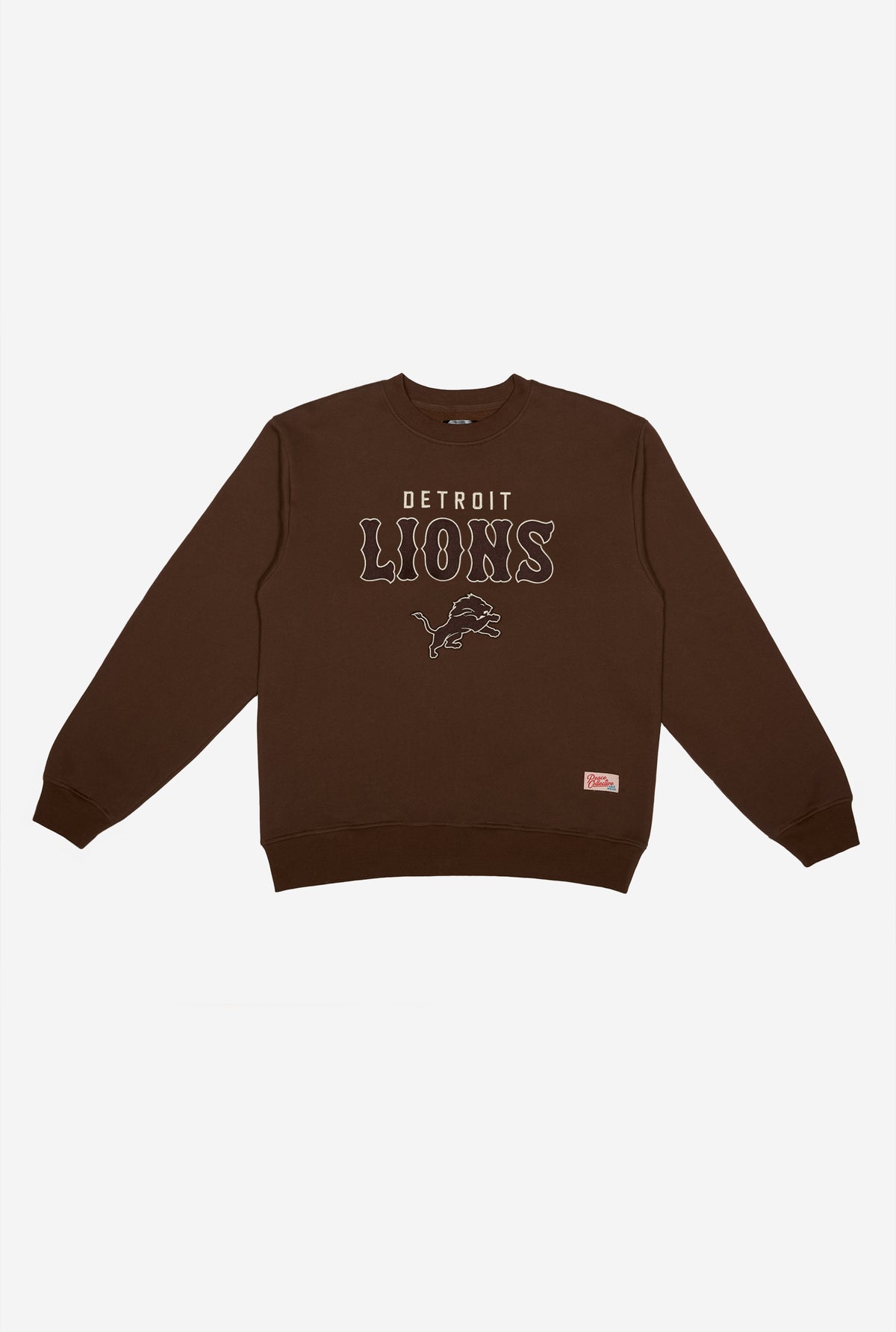 Detroit Lions Heavyweight Crewneck - Cocoa