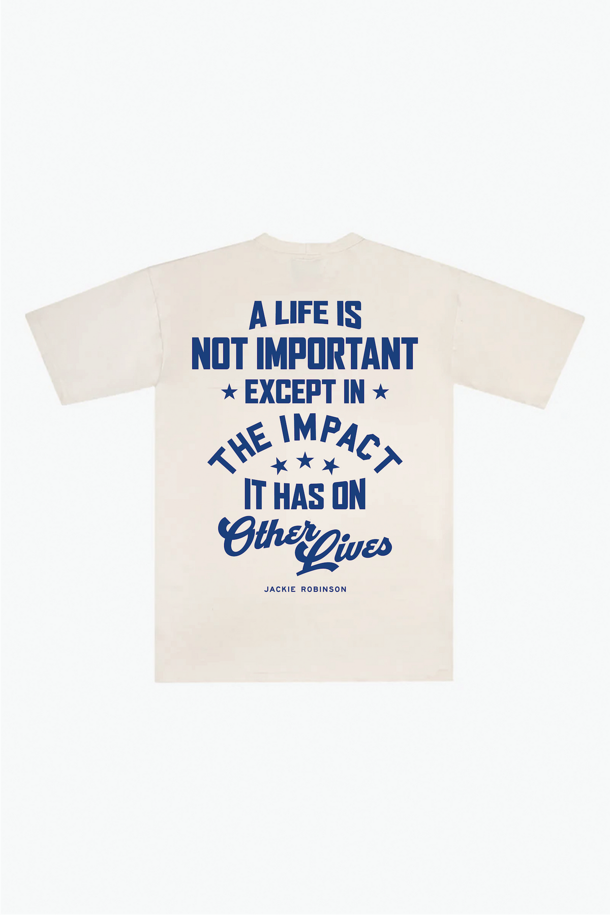 P/C x Jackie Robinson Vintage Heavyweight T-Shirt - Ivory