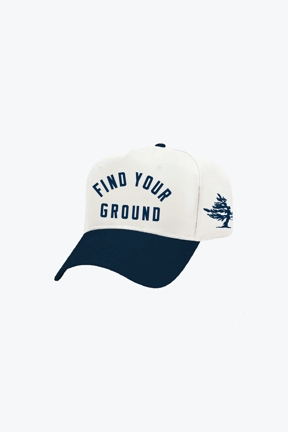 P/C x John Tavares Find Your Ground Two Tone A-Frame Cap - True Navy / Ivory
