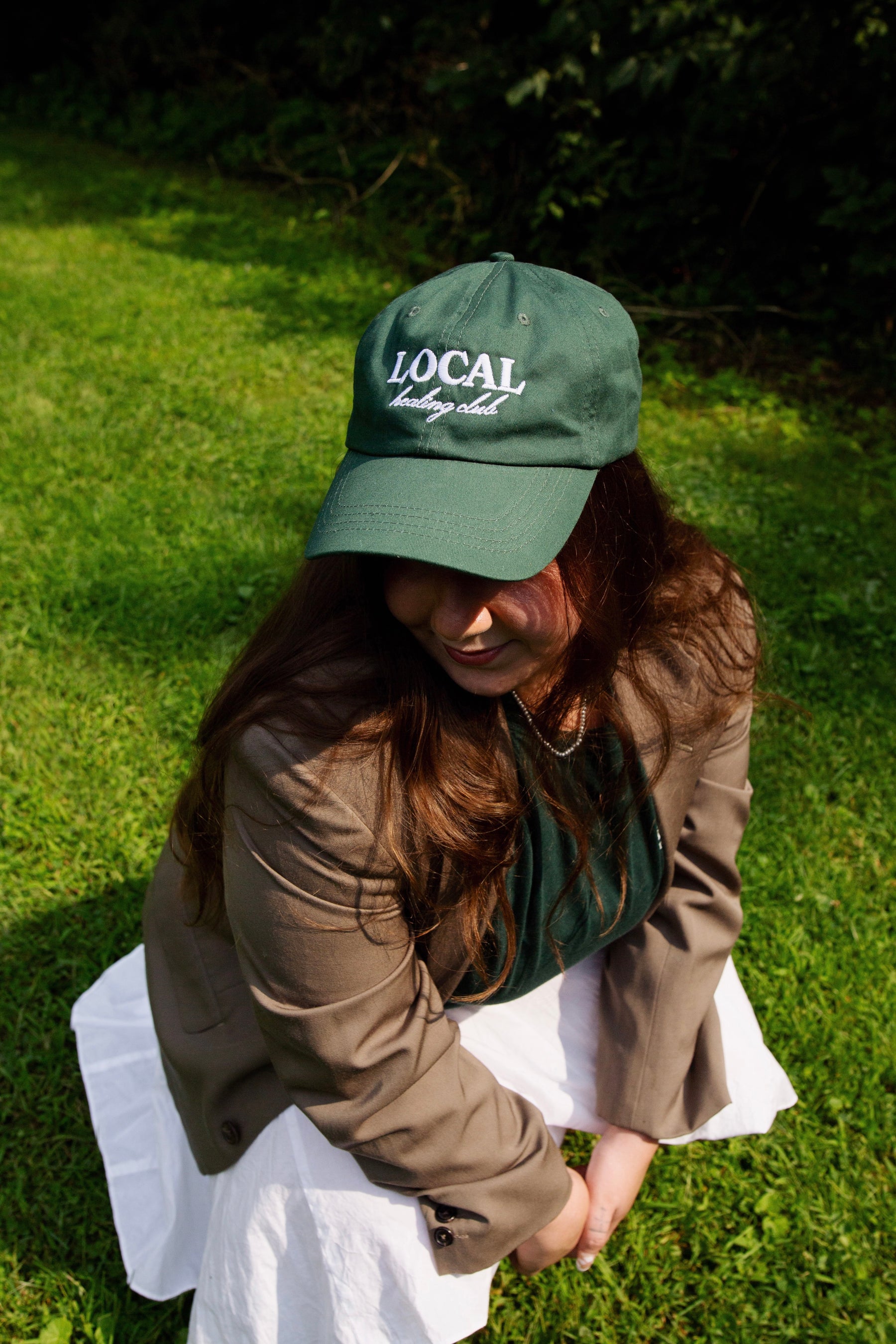 Local Healing Club Dad Cap - Forest Green