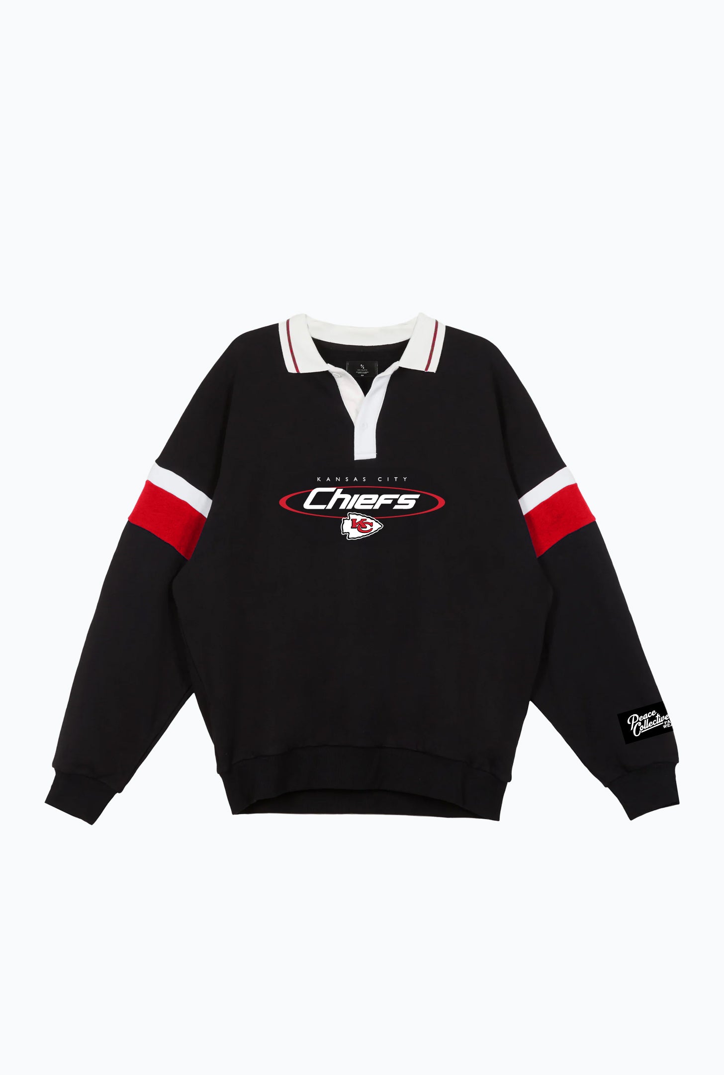 Kansas City Chiefs Oversized Rugby - Black