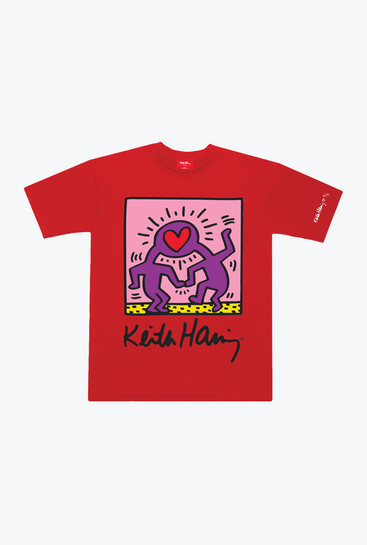 P/C x Keith Haring Heavyweight T-Shirt - Red